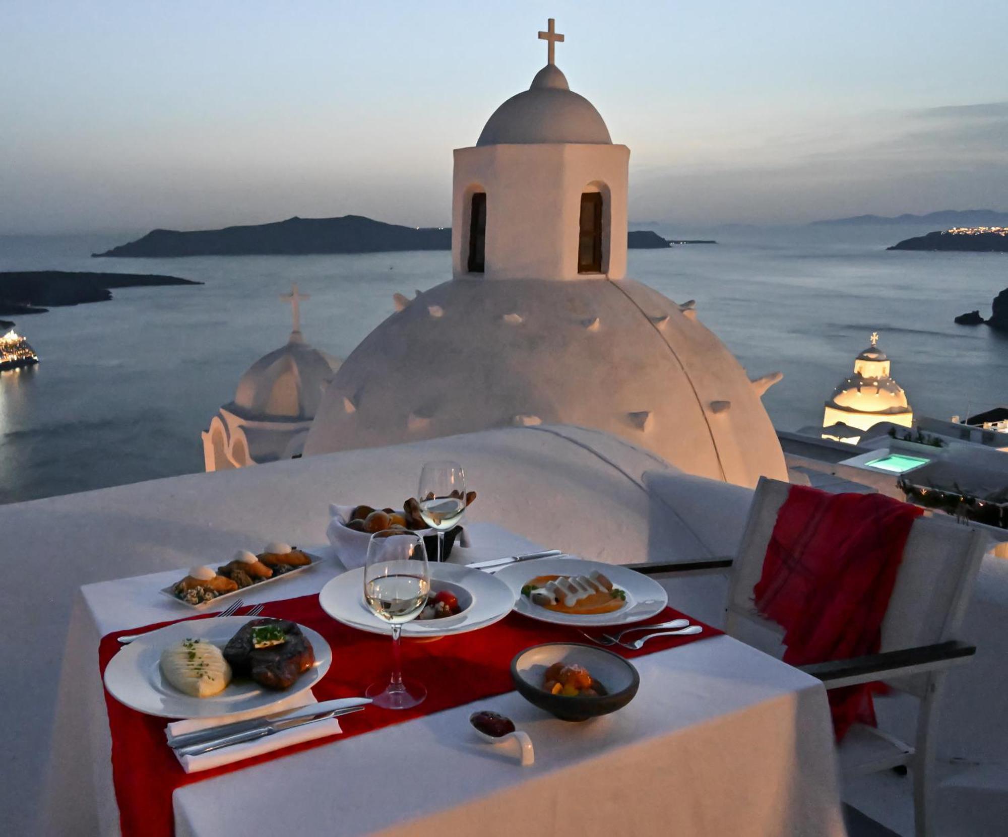 Aigialos Luxury Traditional Settlement Fira  Extérieur photo